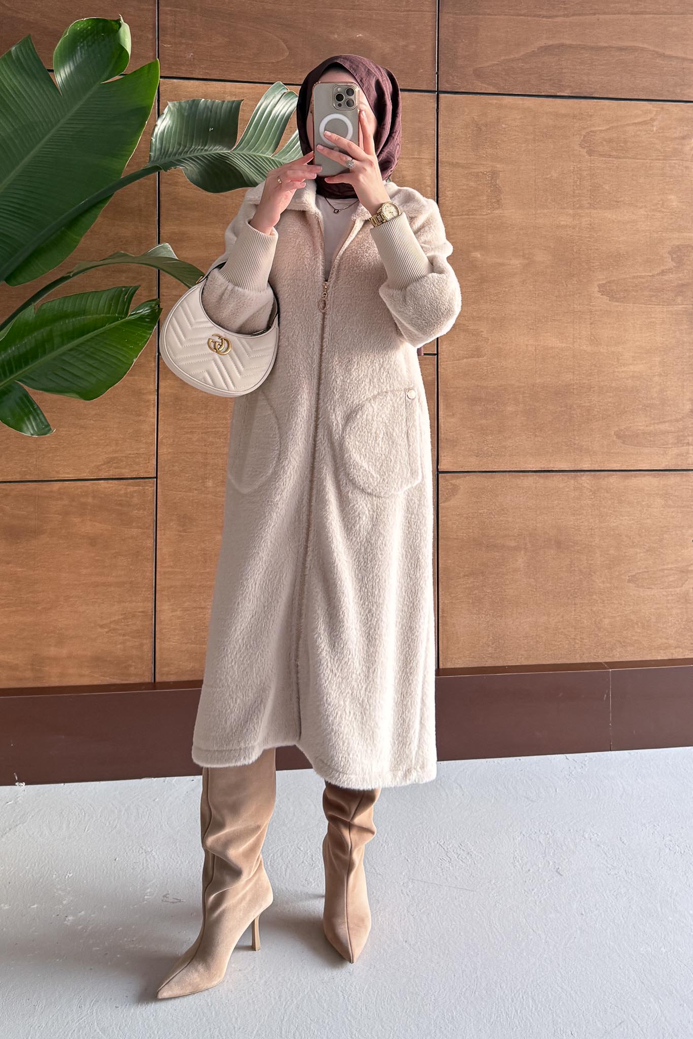 Angora Coat Baby Blue