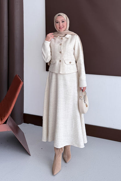 Cama Tüvit Takım Ekru