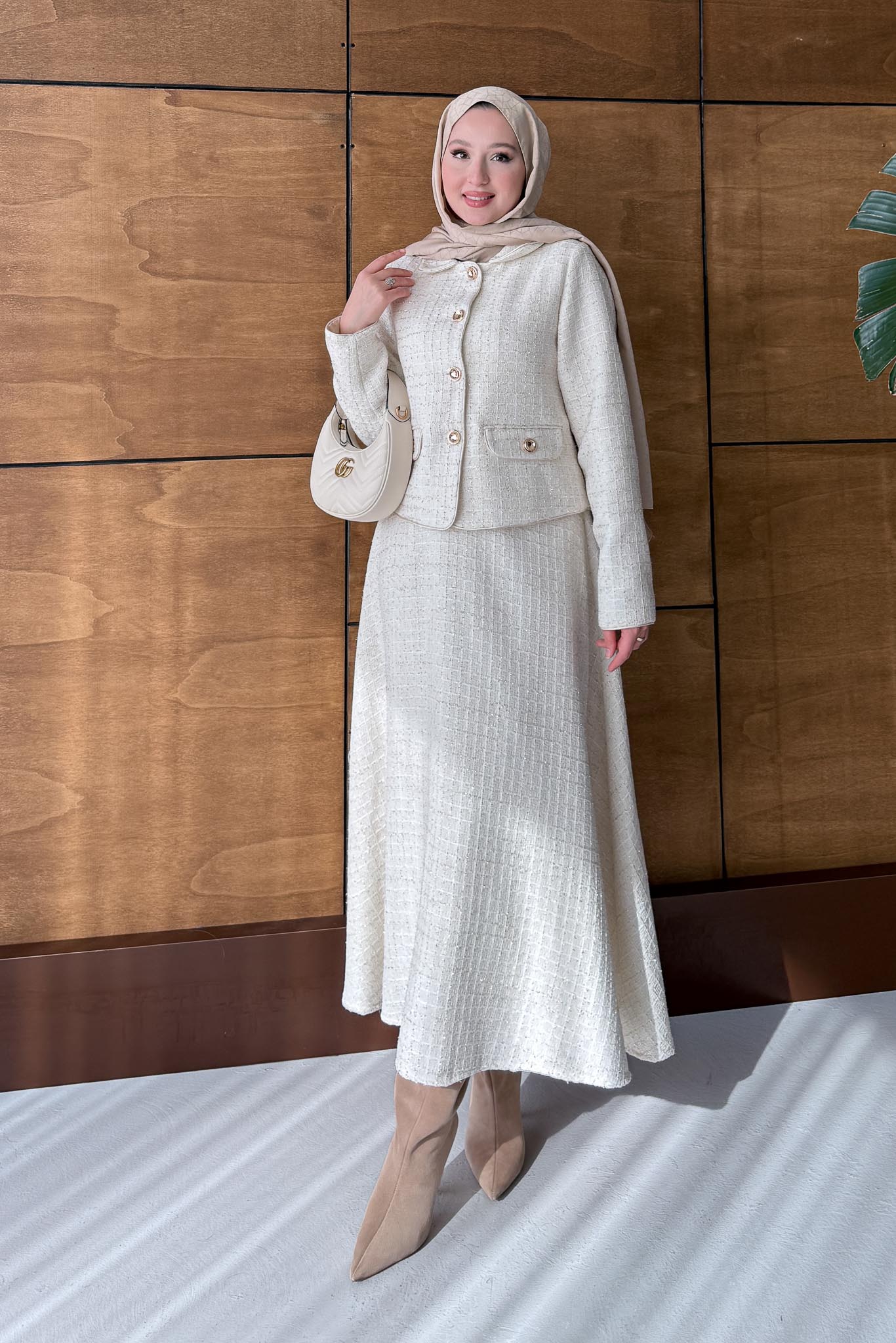 Cama Tüvit Takım Ekru