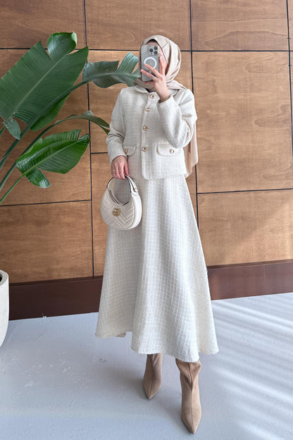 Cama Tüvit Takım Ekru