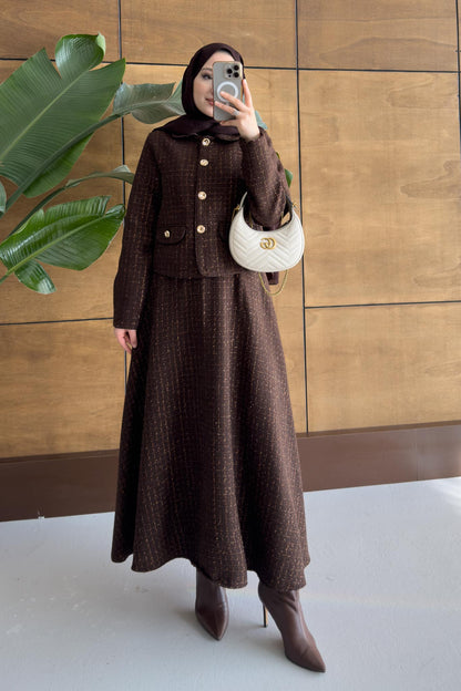 Cama Tüvit Takım Kahverengi