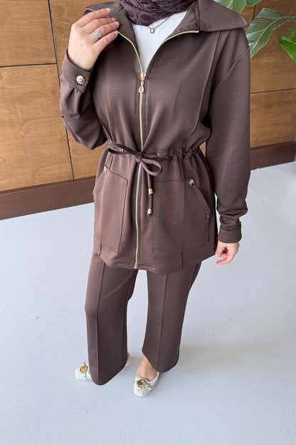 Rudi Scuba Takım Kahverengi