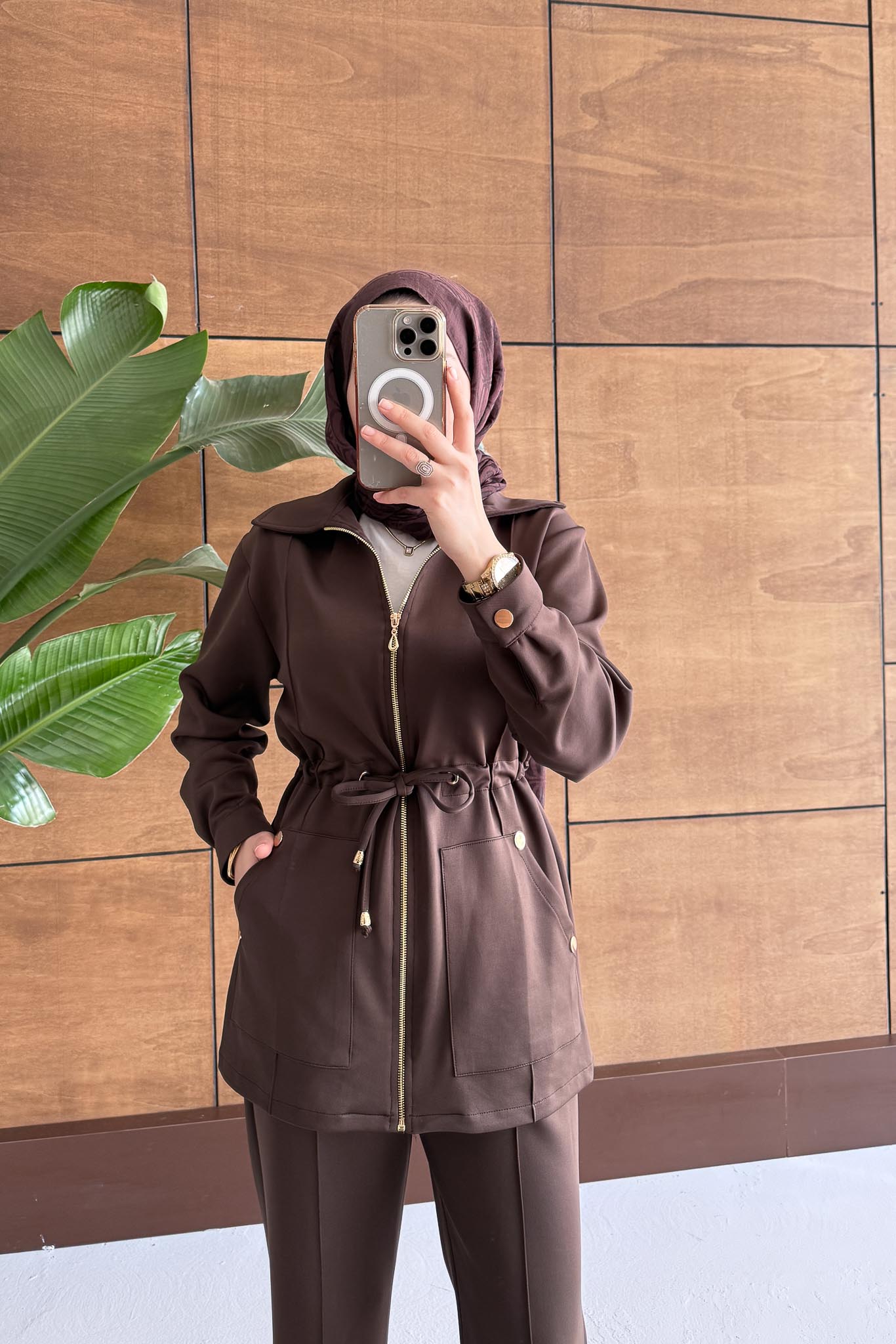 Rudi Scuba Takım Kahverengi