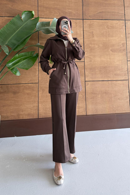 Rudi Scuba Takım Kahverengi