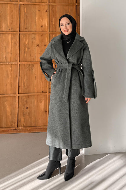 Angora Coat Baby Blue