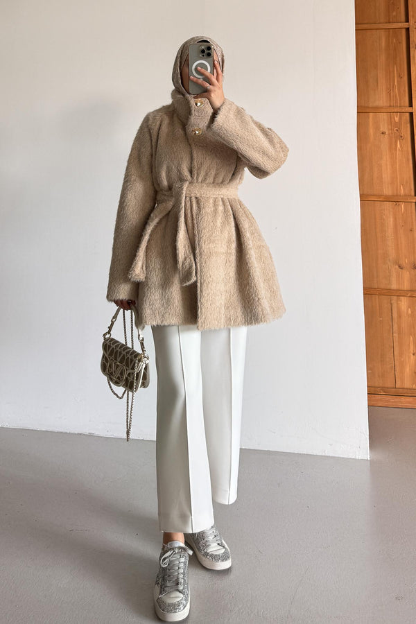 Ajda Pleated Skirt Set Petrol