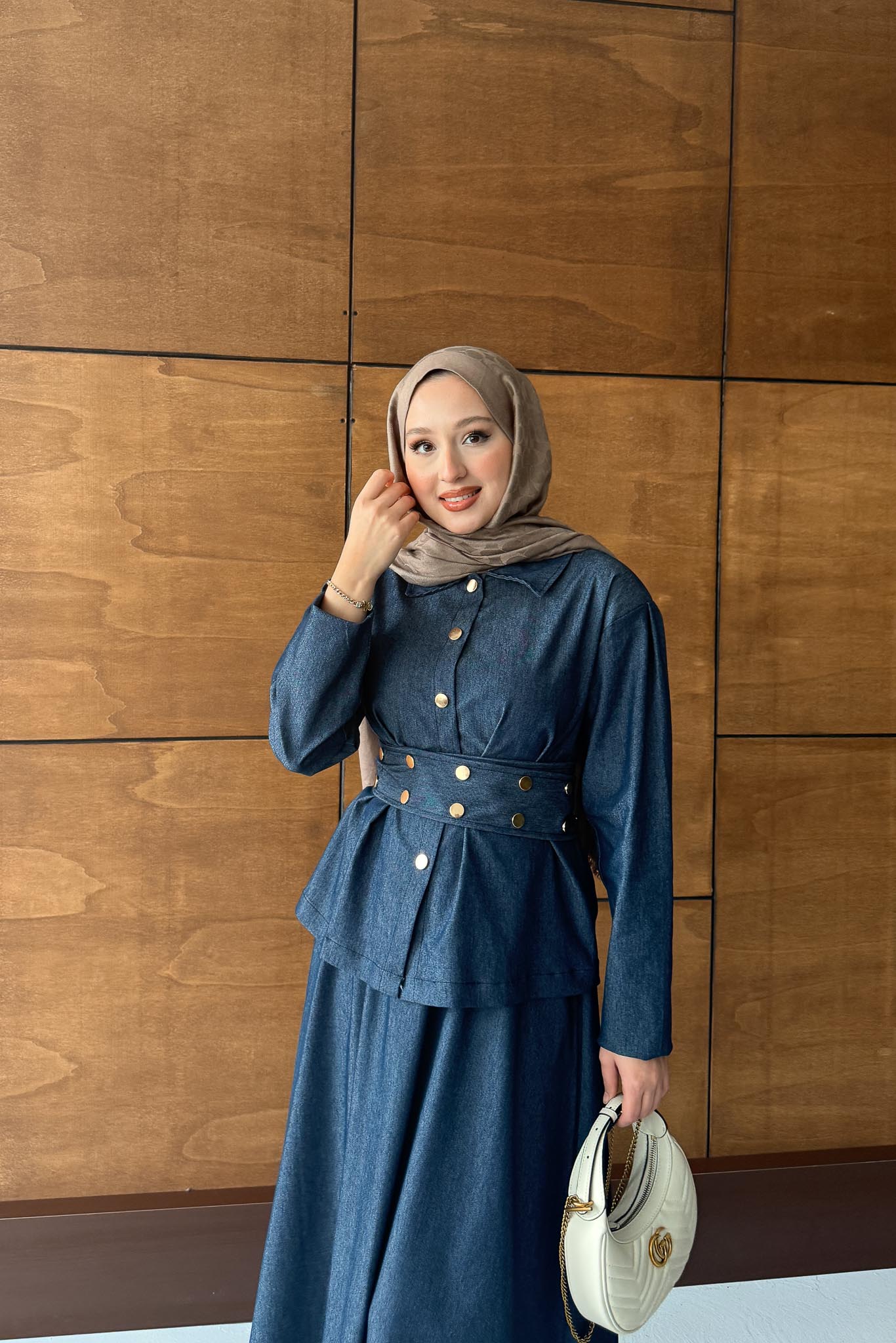 Clara Kot Takım Mavi