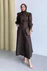 Ajda Pleated Skirt Set Petrol
