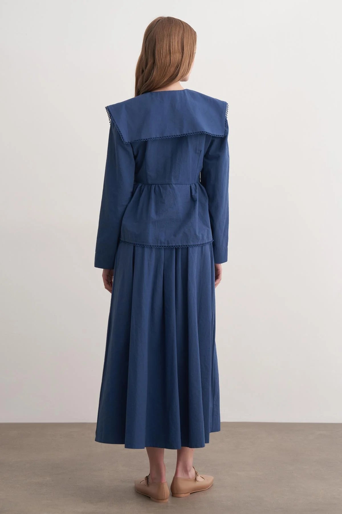Seyran Pleated Dress Beige