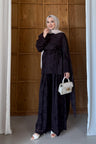 Seyran Pleated Dress Beige