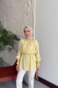 Ales Shoulder Lace Shirt Ecru