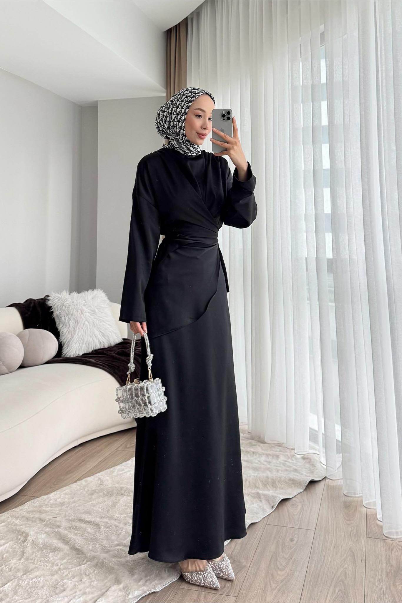 Woven Tweed Skirt Suit Navy Blue