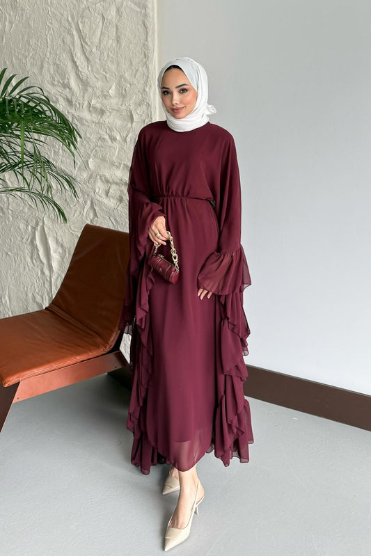 Dream Abaya Bordo