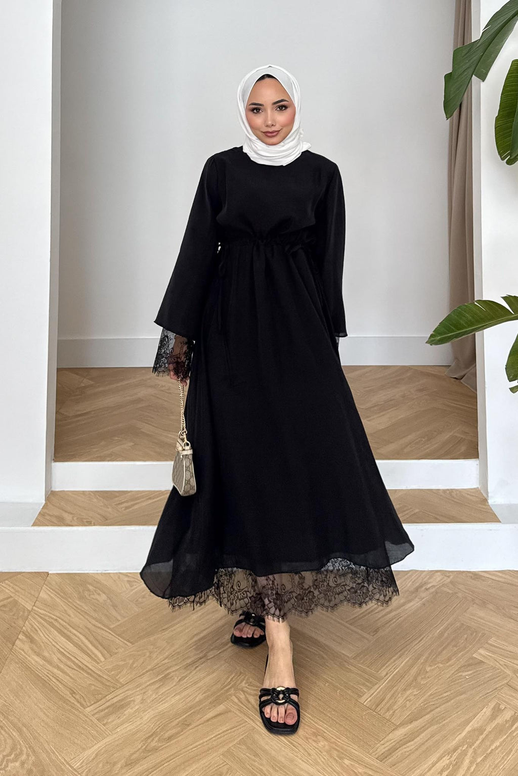 Ajda Pleated Skirt Set Petrol