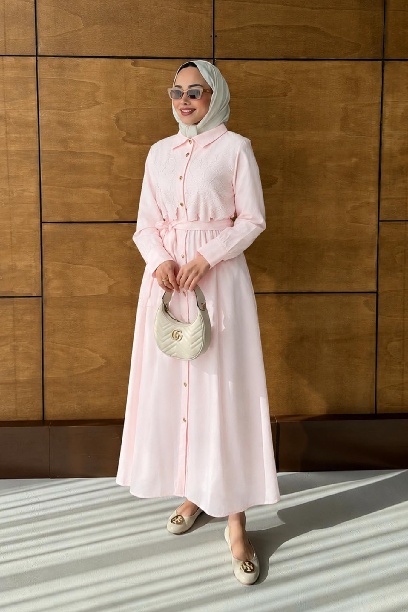 Ajda Pleated Skirt Set Petrol