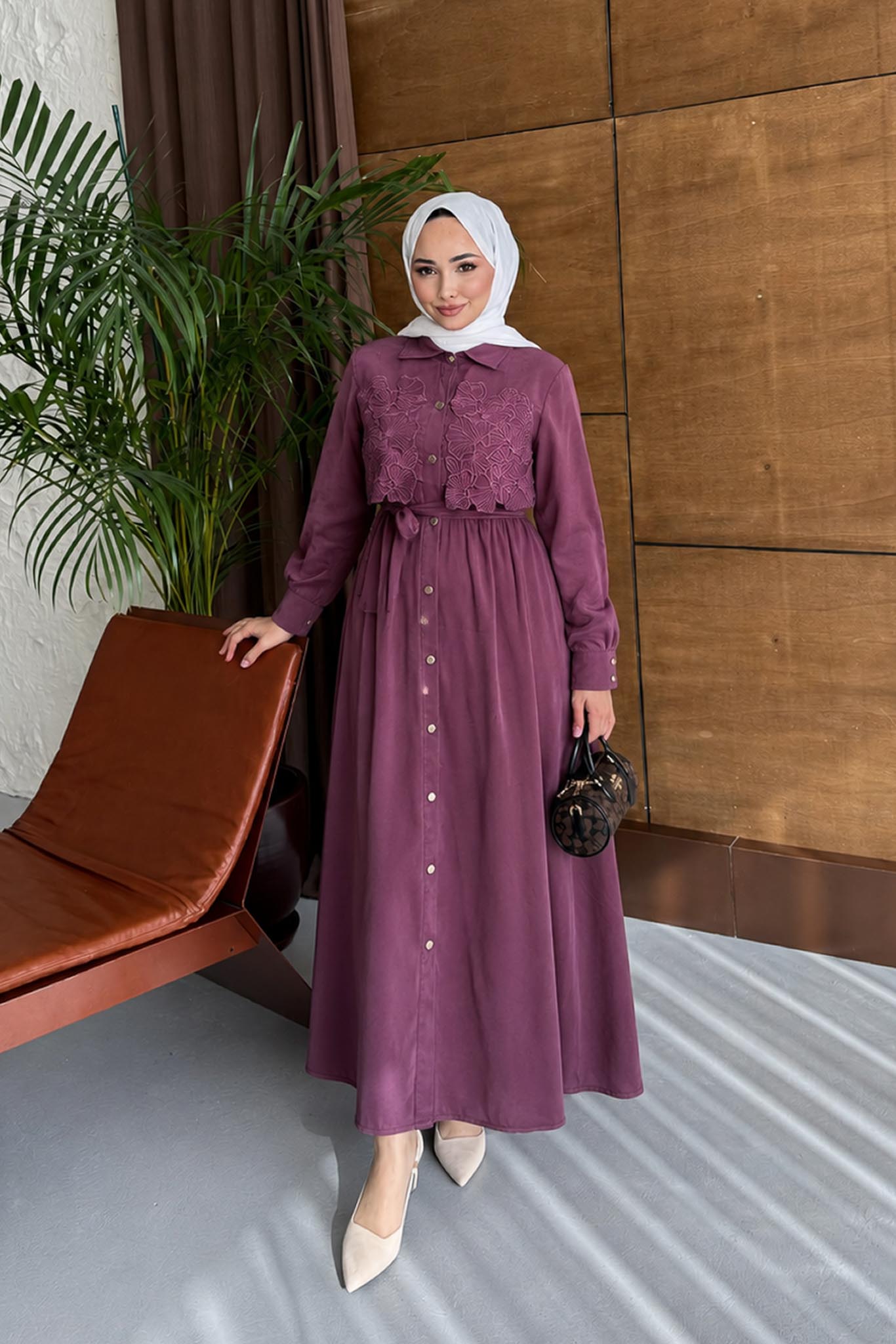 Ajda Pleated Skirt Set Petrol