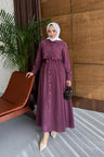 Ajda Pleated Skirt Set Petrol