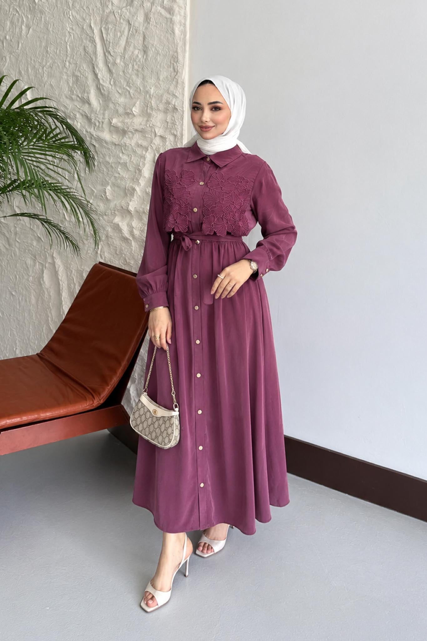 Ajda Pleated Skirt Set Petrol