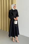 Ajda Pleated Skirt Set Petrol