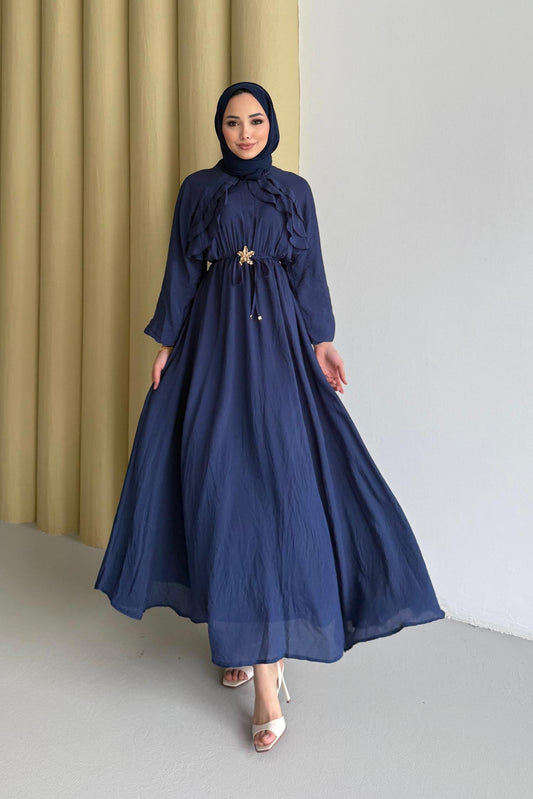 Deniz Yıldızı Elbise Lacivert