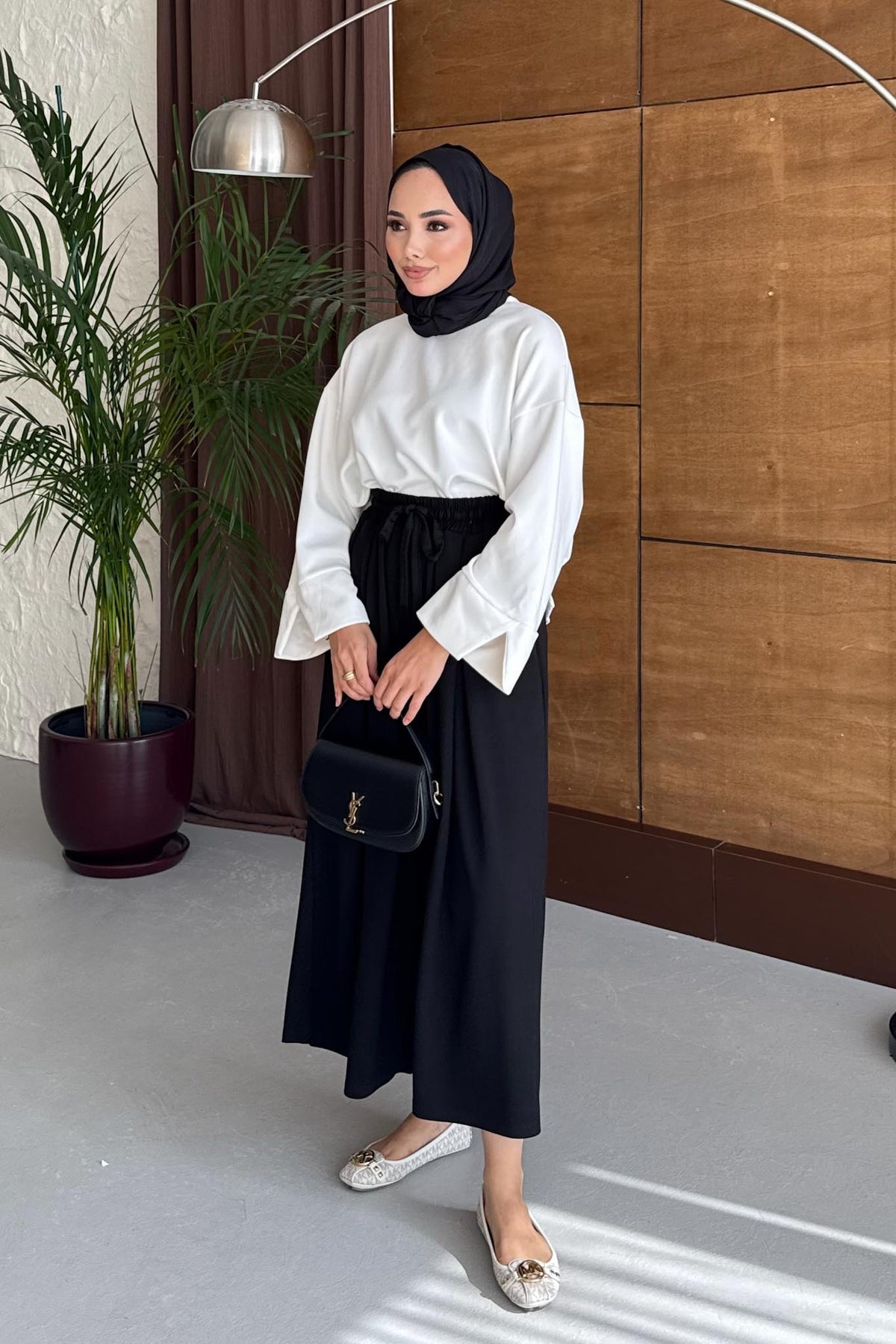 Pencil White Trousers