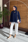 Ajda Pleated Skirt Set Petrol