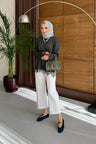 Dantelli Tunik Haki