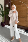 Ajda Pleated Skirt Set Petrol