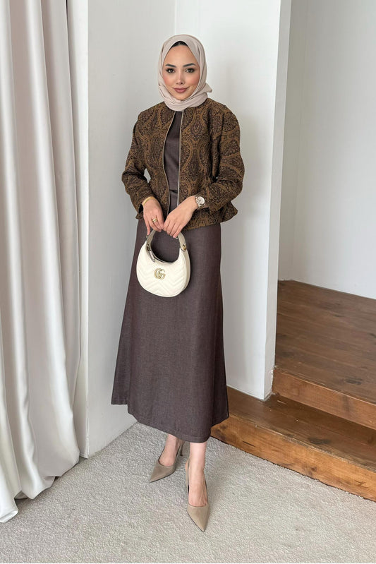 Jacker Ceket Kot Takım Vizon