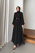 Ajda Pleated Skirt Set Petrol