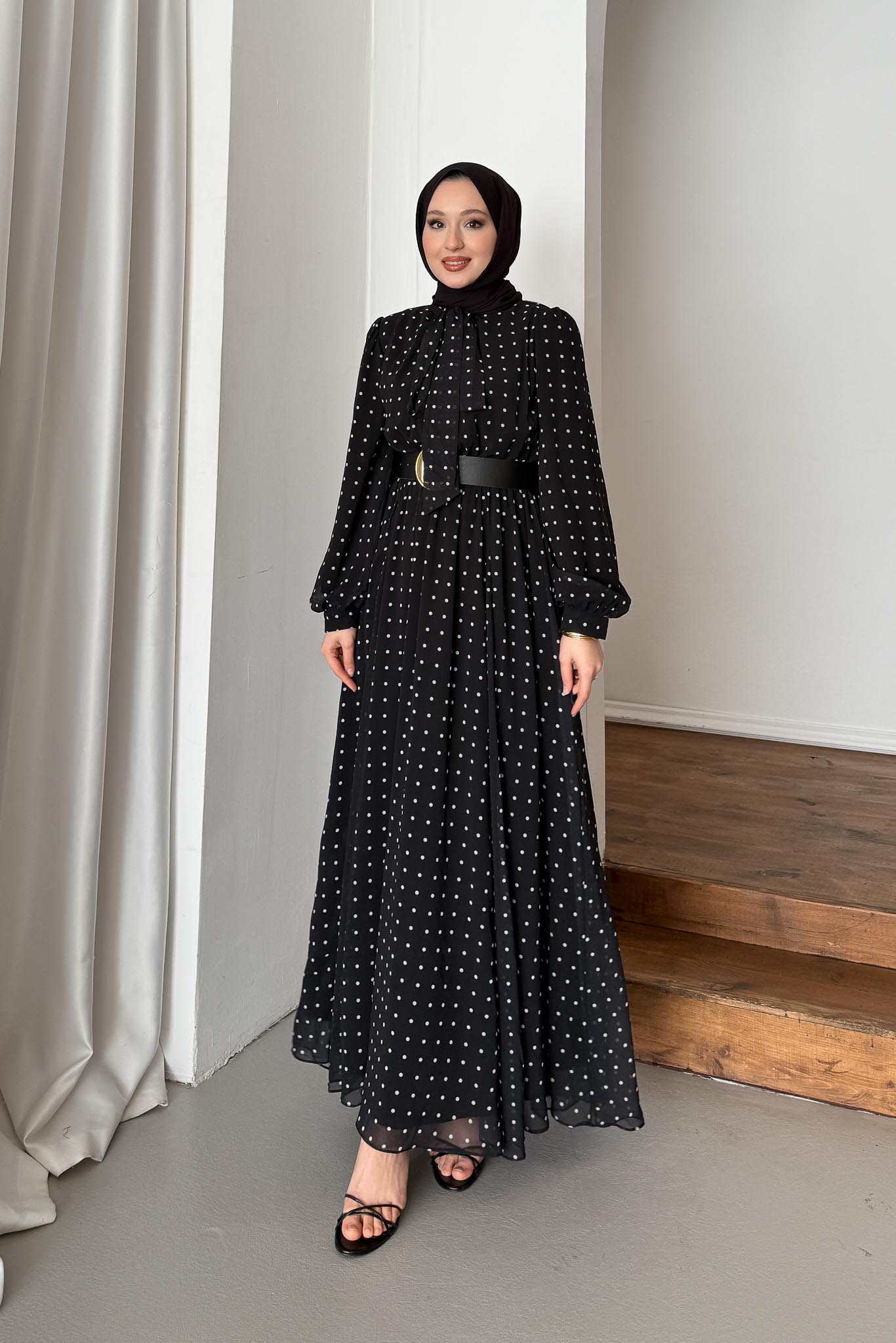 Ajda Pleated Skirt Set Petrol