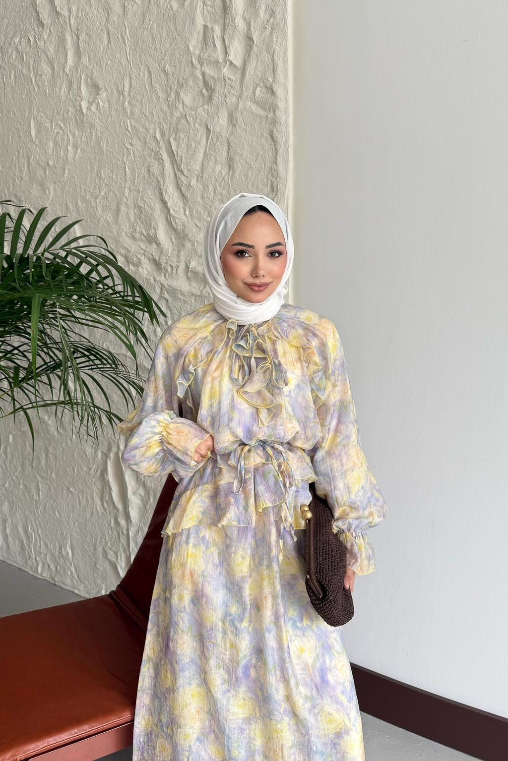 Maxi Elbise Lila
