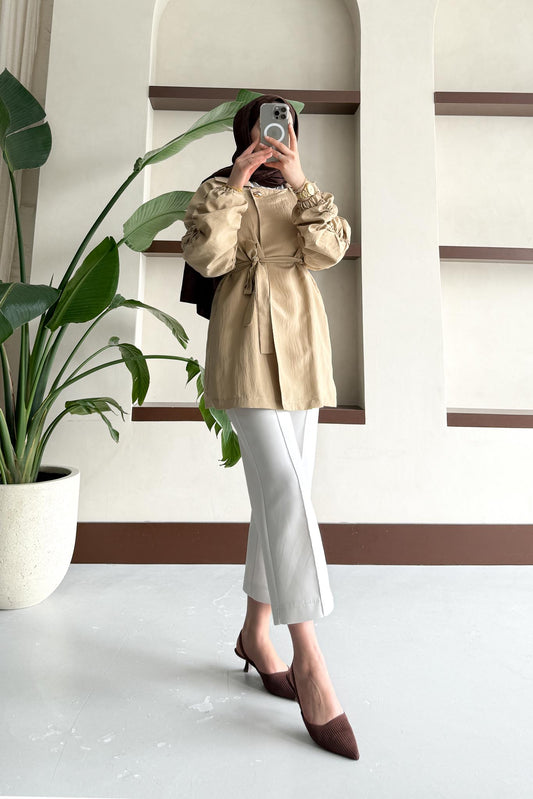 Ajda Pleated Skirt Set Petrol