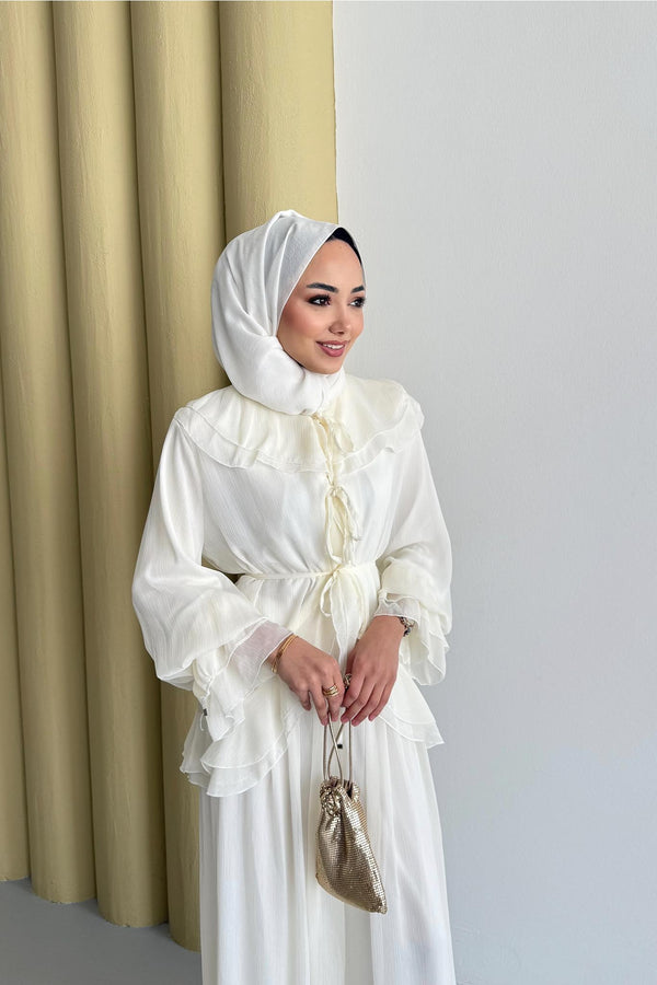 Ajda Pleated Skirt Set Petrol