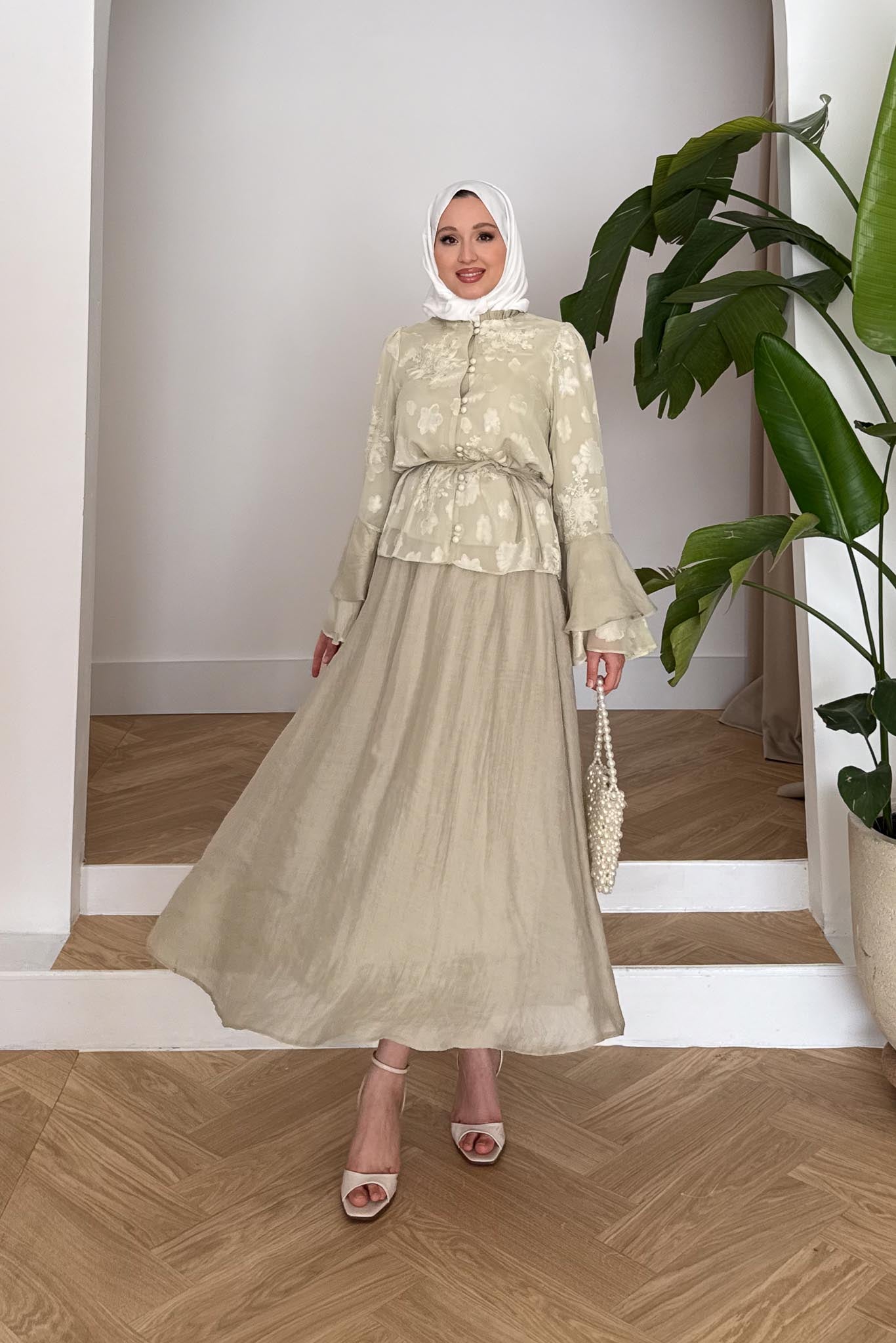 Papatya Volanlı Takım Yeşil