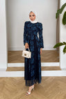 Ajda Pleated Skirt Set Petrol