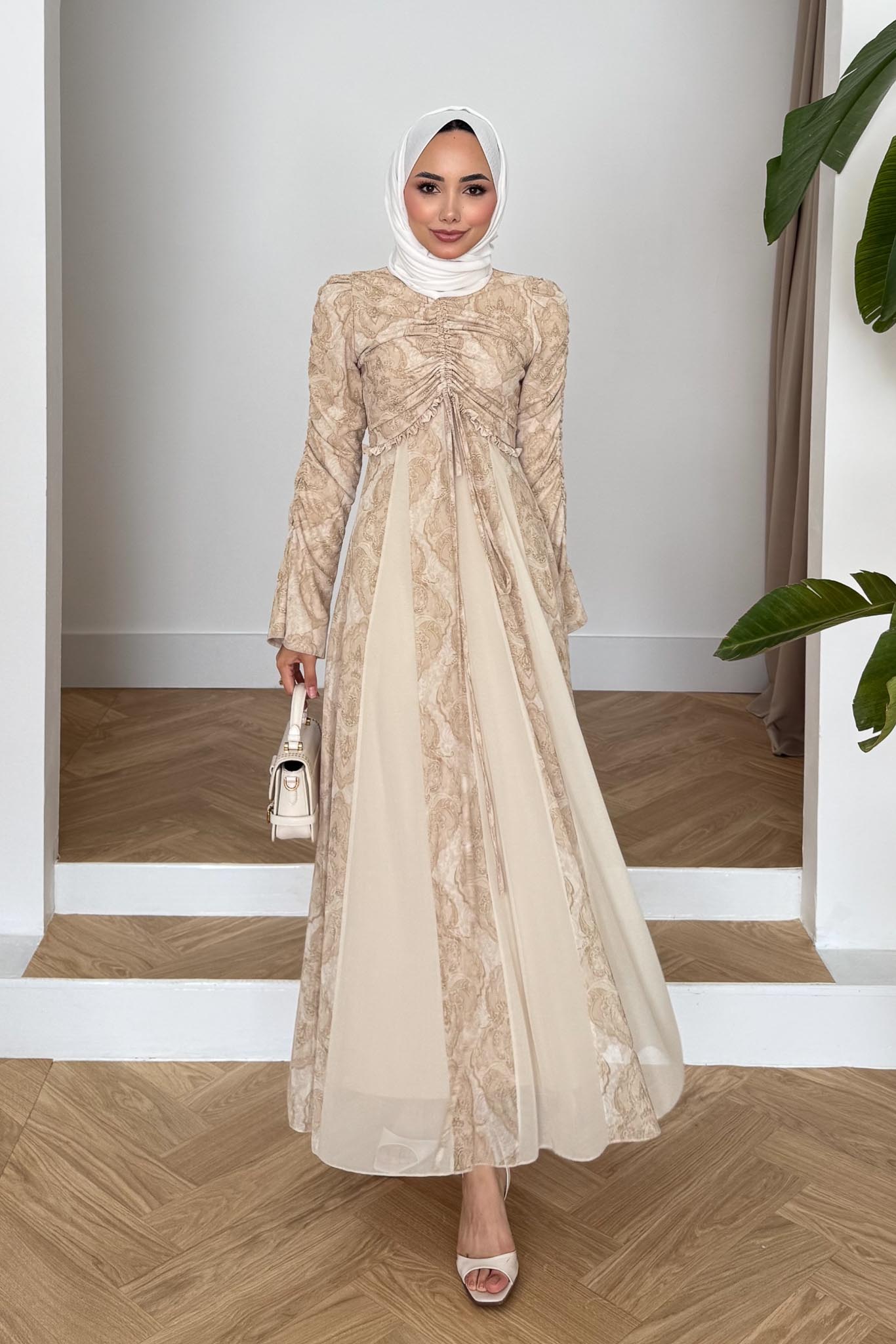 Ajda Pleated Skirt Set Petrol
