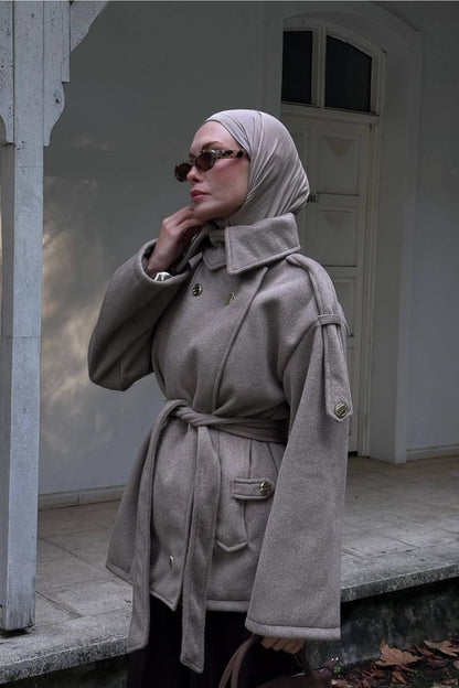 Prime Trench Coat Oil Green