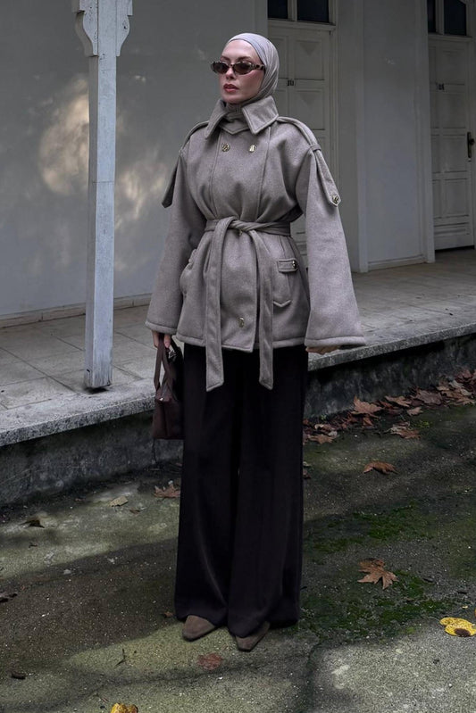 Prime Trench Coat Oil Green