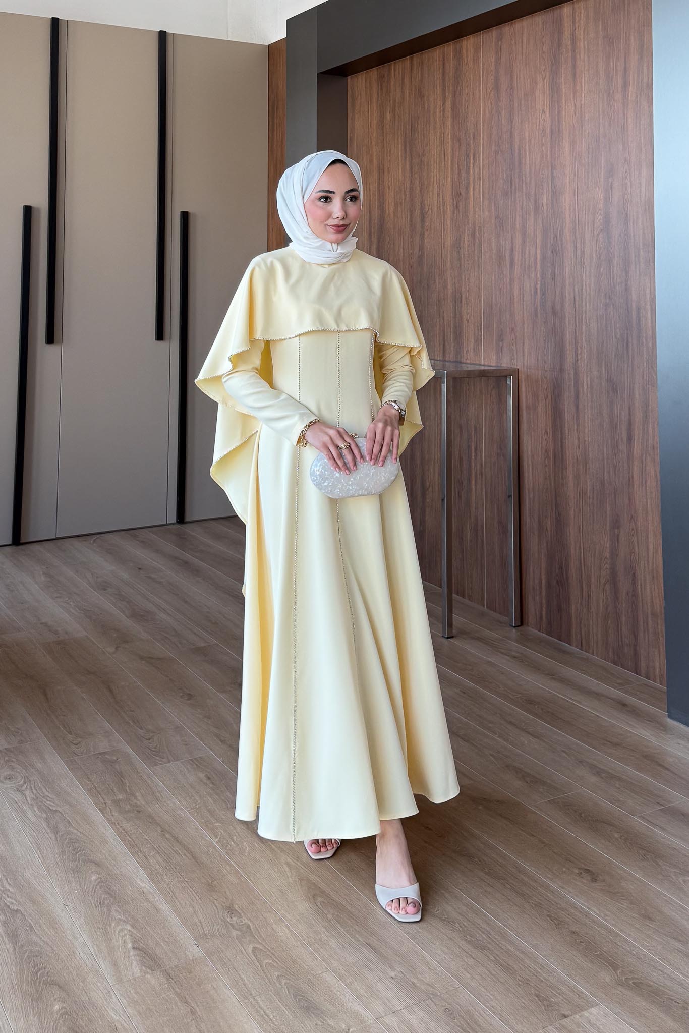 Ajda Pleated Skirt Set Petrol
