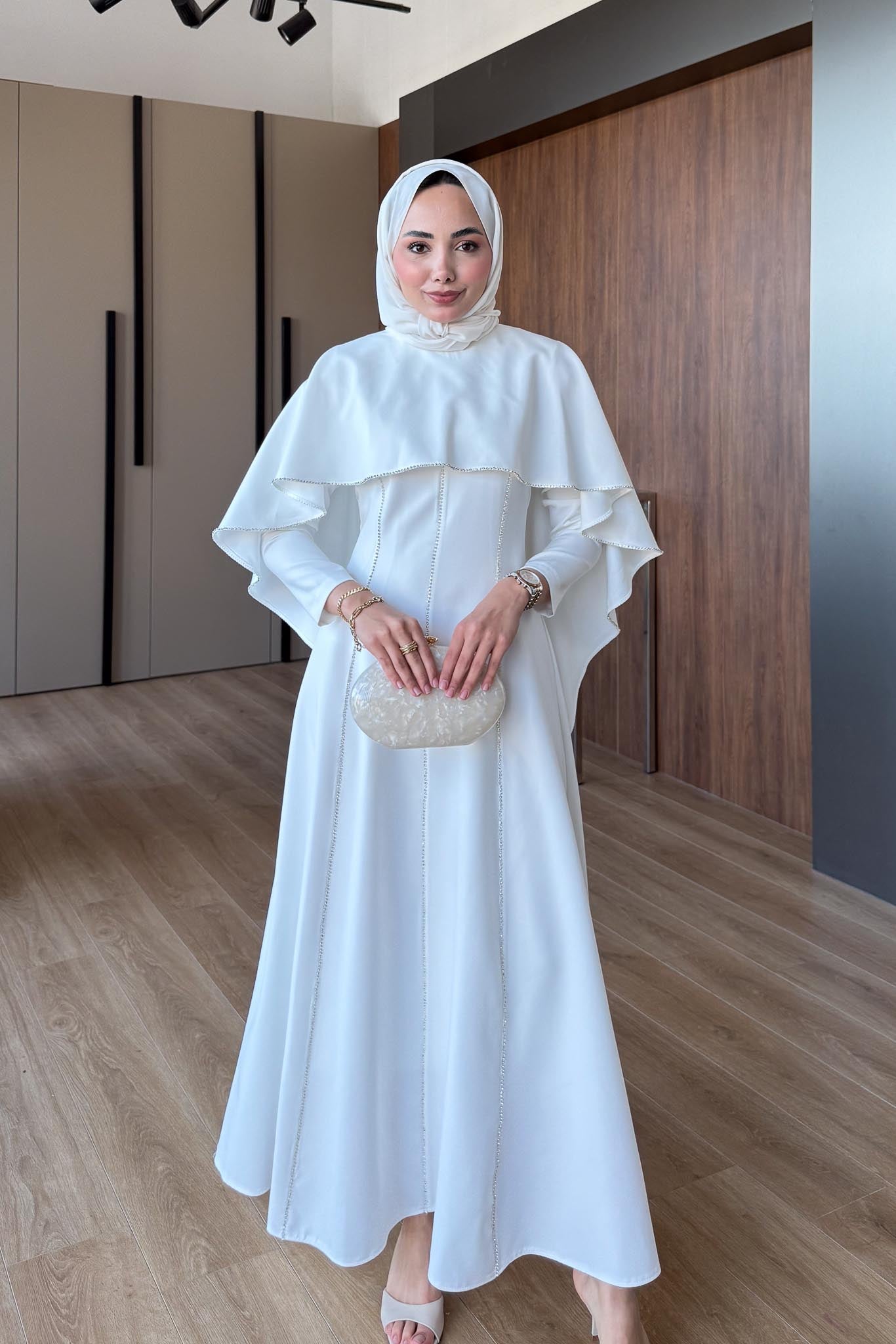 Ajda Pleated Skirt Set Petrol