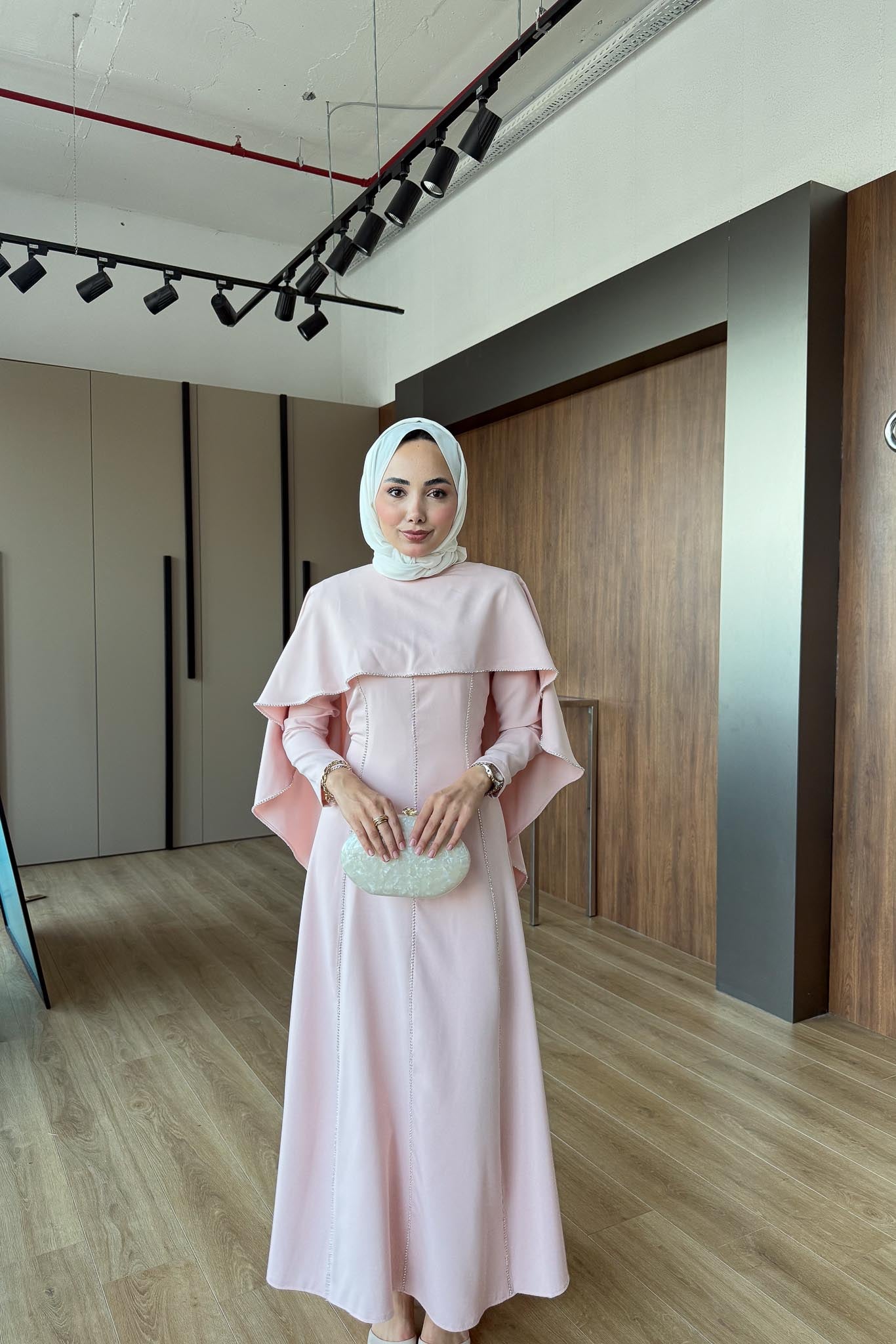 Ajda Pleated Skirt Set Petrol