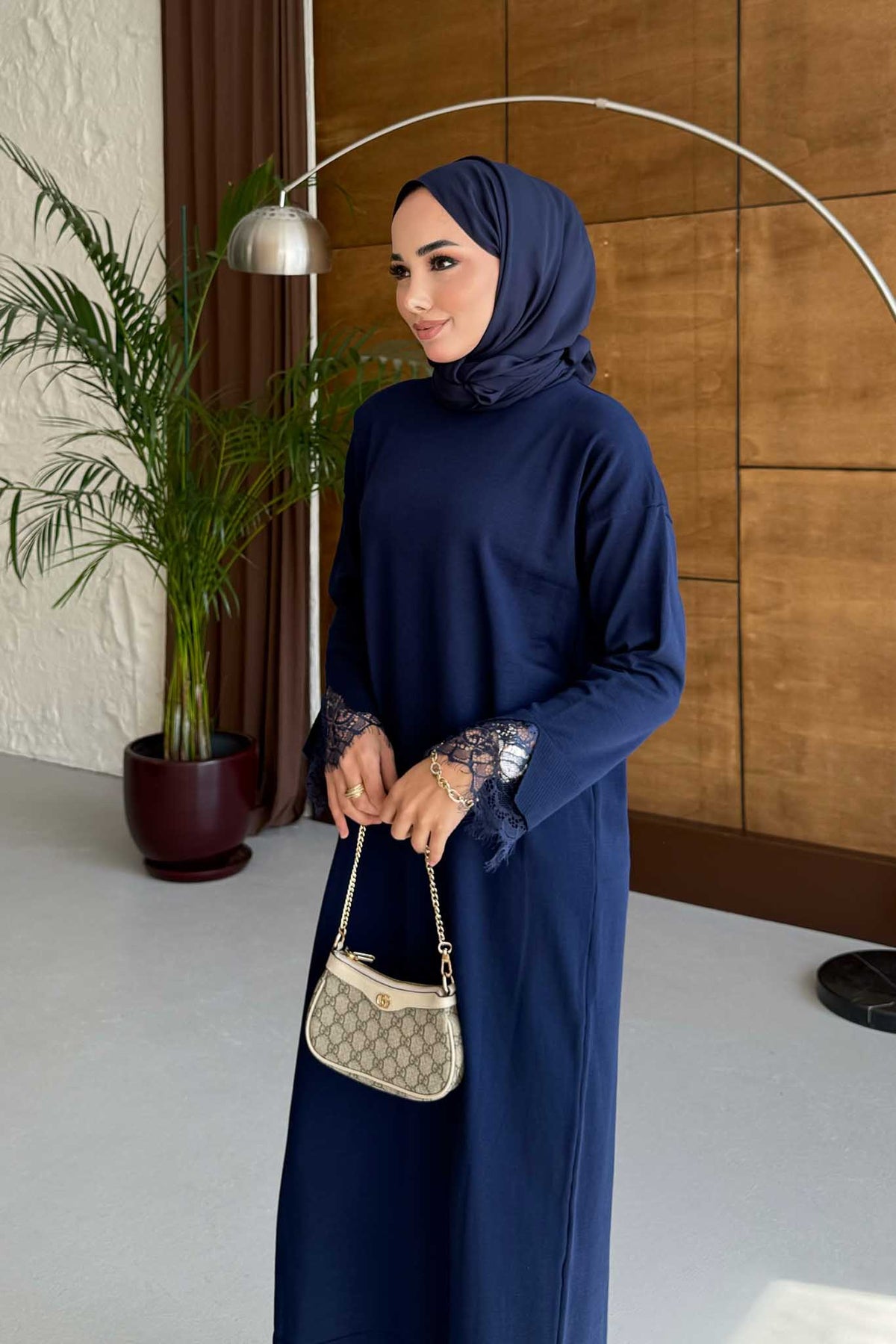 Ajda Pleated Skirt Set Petrol