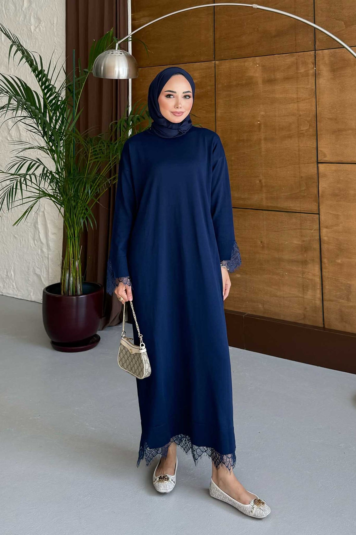 Ajda Pleated Skirt Set Petrol