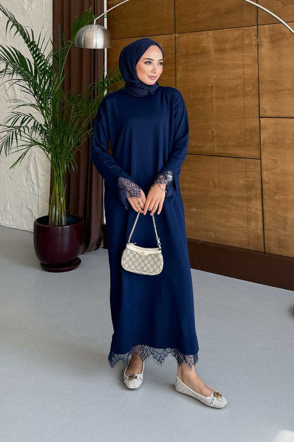 Ajda Pleated Skirt Set Petrol