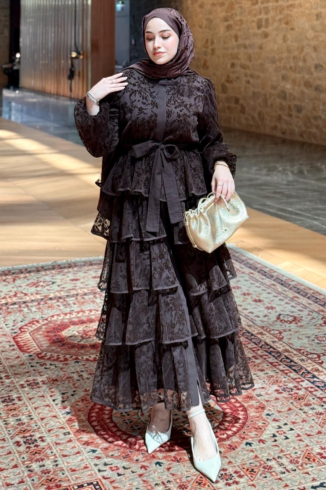 Siesta Elbise Kahverengi(Ön Sipariş Kargo çıkış 25 Nisan)