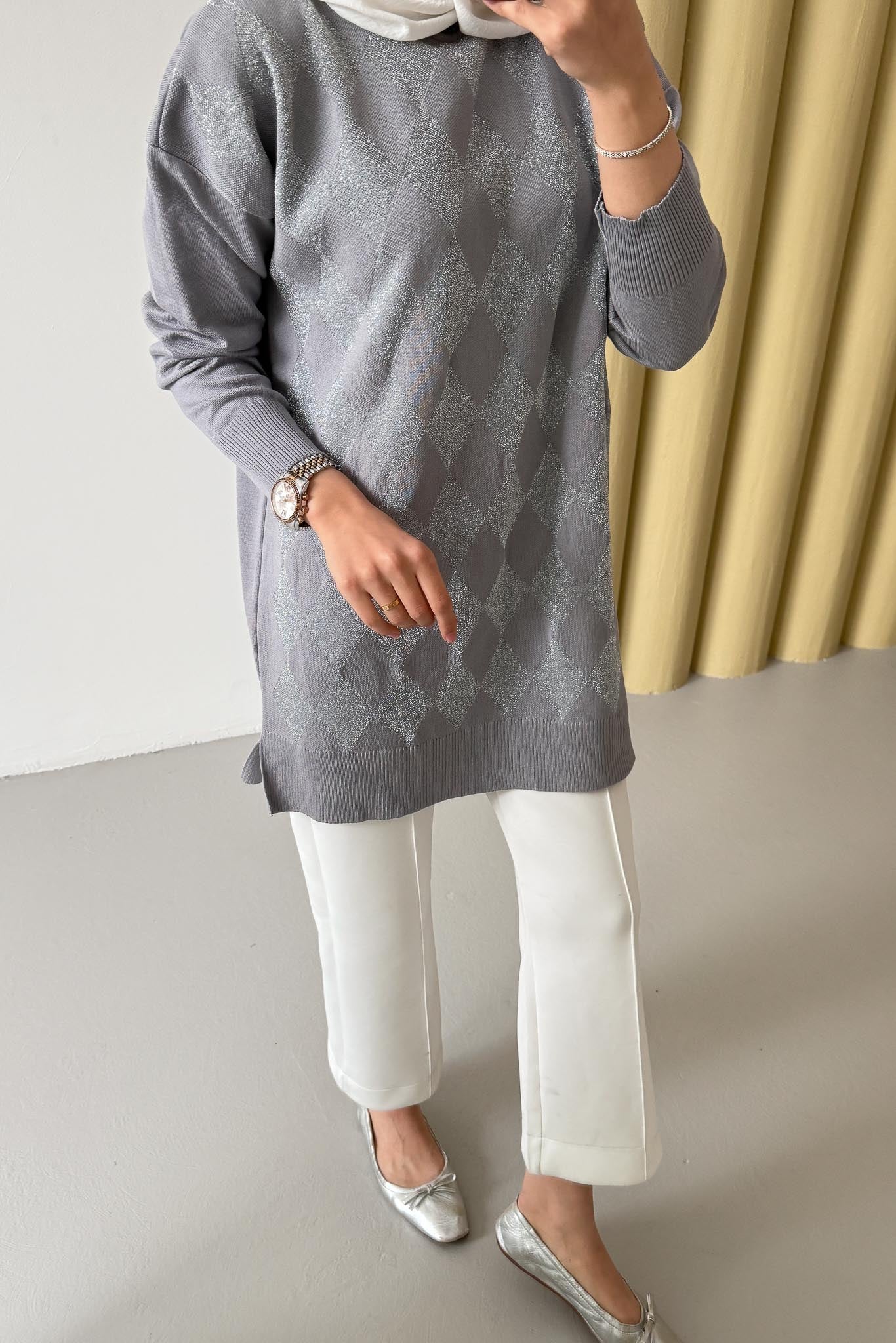 Ajda Pleated Skirt Set Petrol