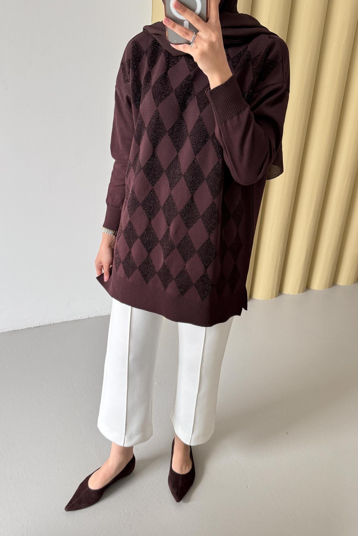 Ajda Pleated Skirt Set Petrol