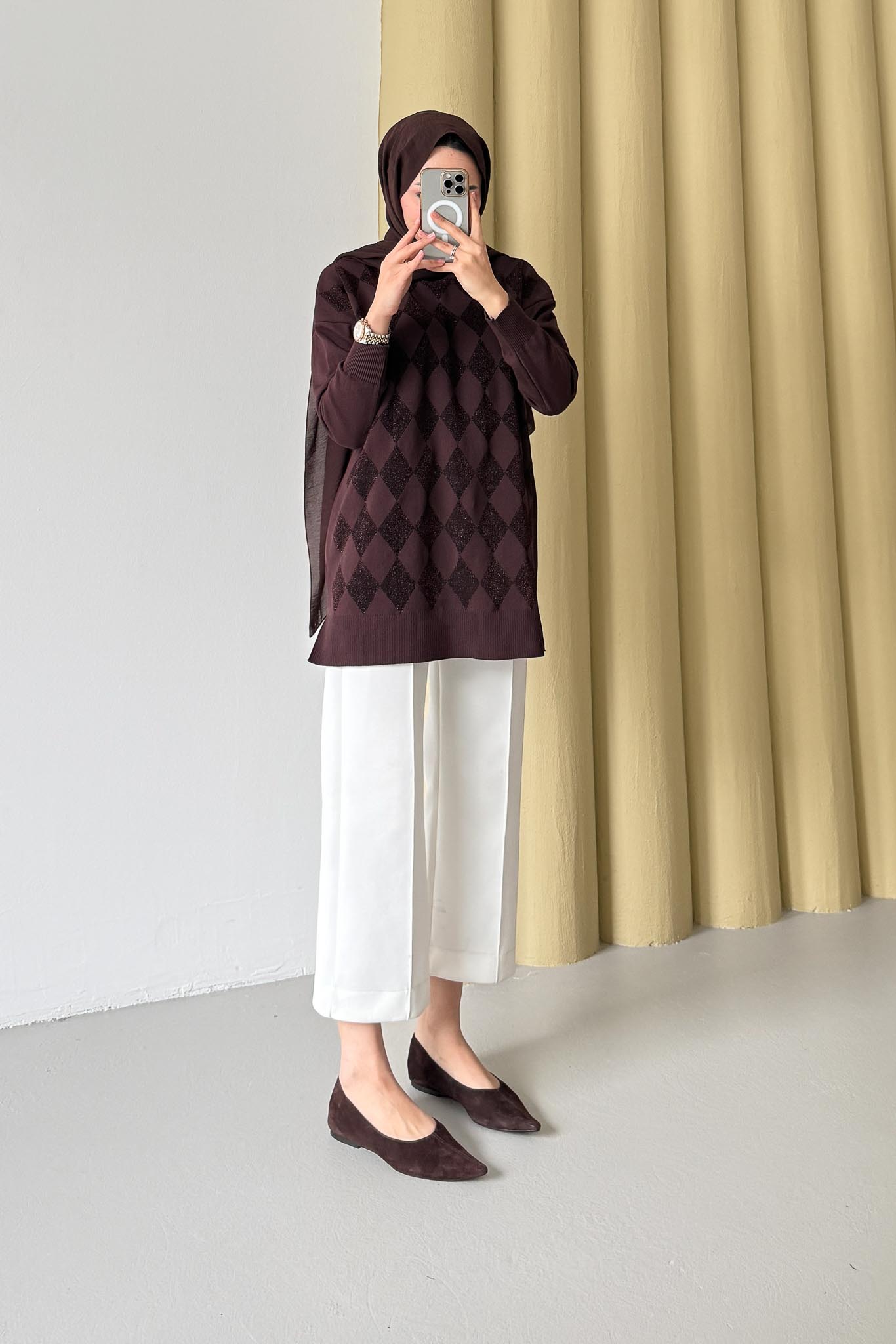 Ajda Pleated Skirt Set Petrol