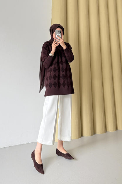 Ajda Pleated Skirt Set Petrol